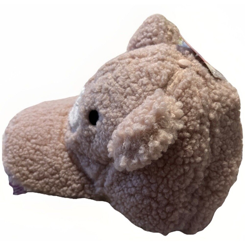 Celebrate Light Pink White Sherpa Bear Baseball Cap Hat Strapback OS Adjustable - Picture 2 of 6